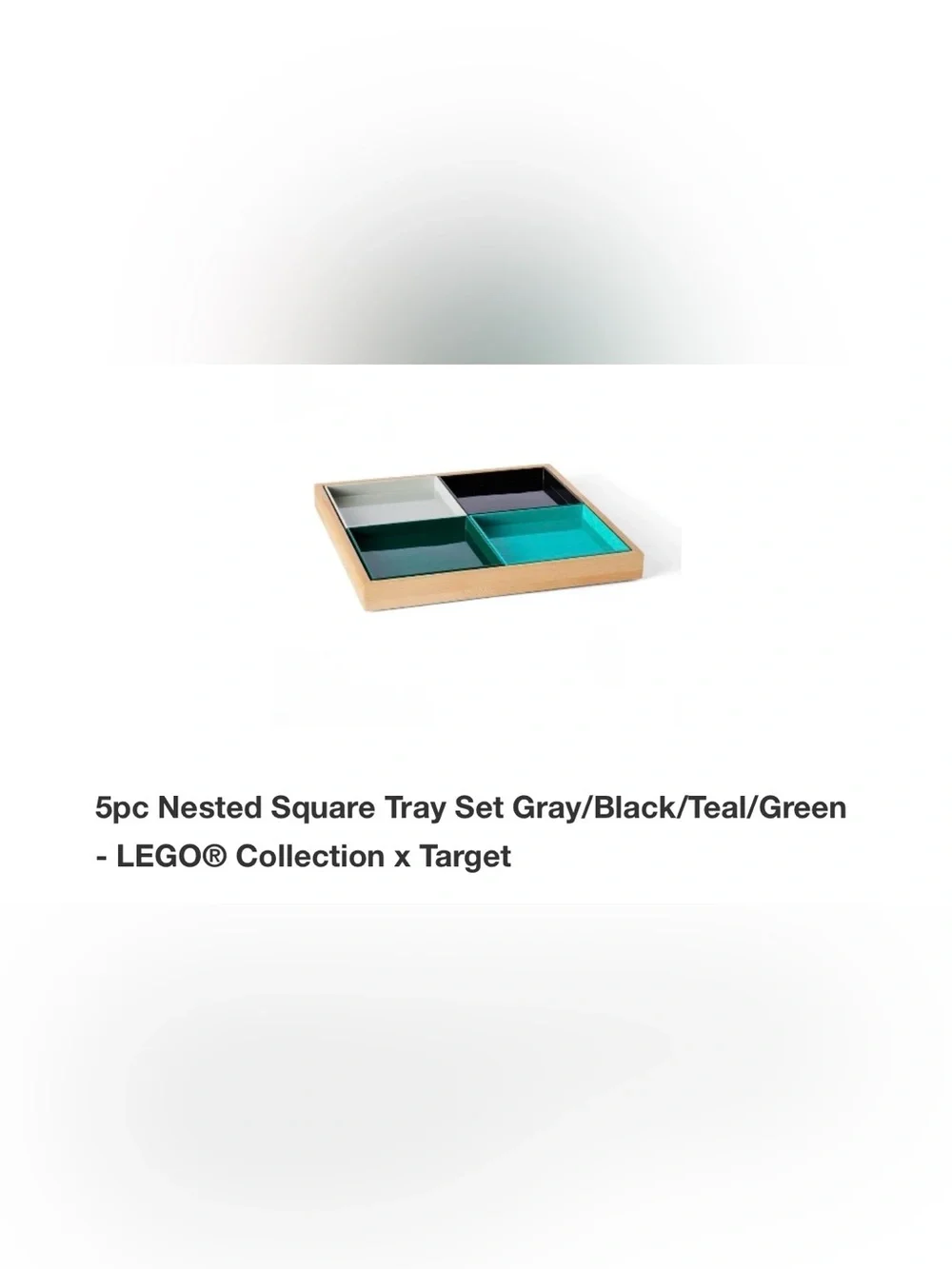 Lego Collection x Target 5pc Nesting Tray Set